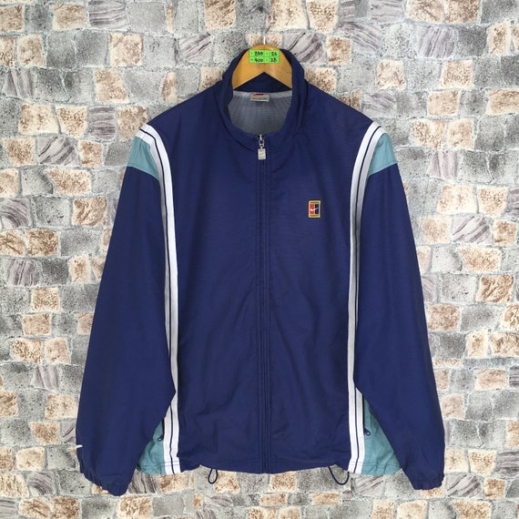 Vintage 90s Nike Agassi Jacket Windbreaker Large N