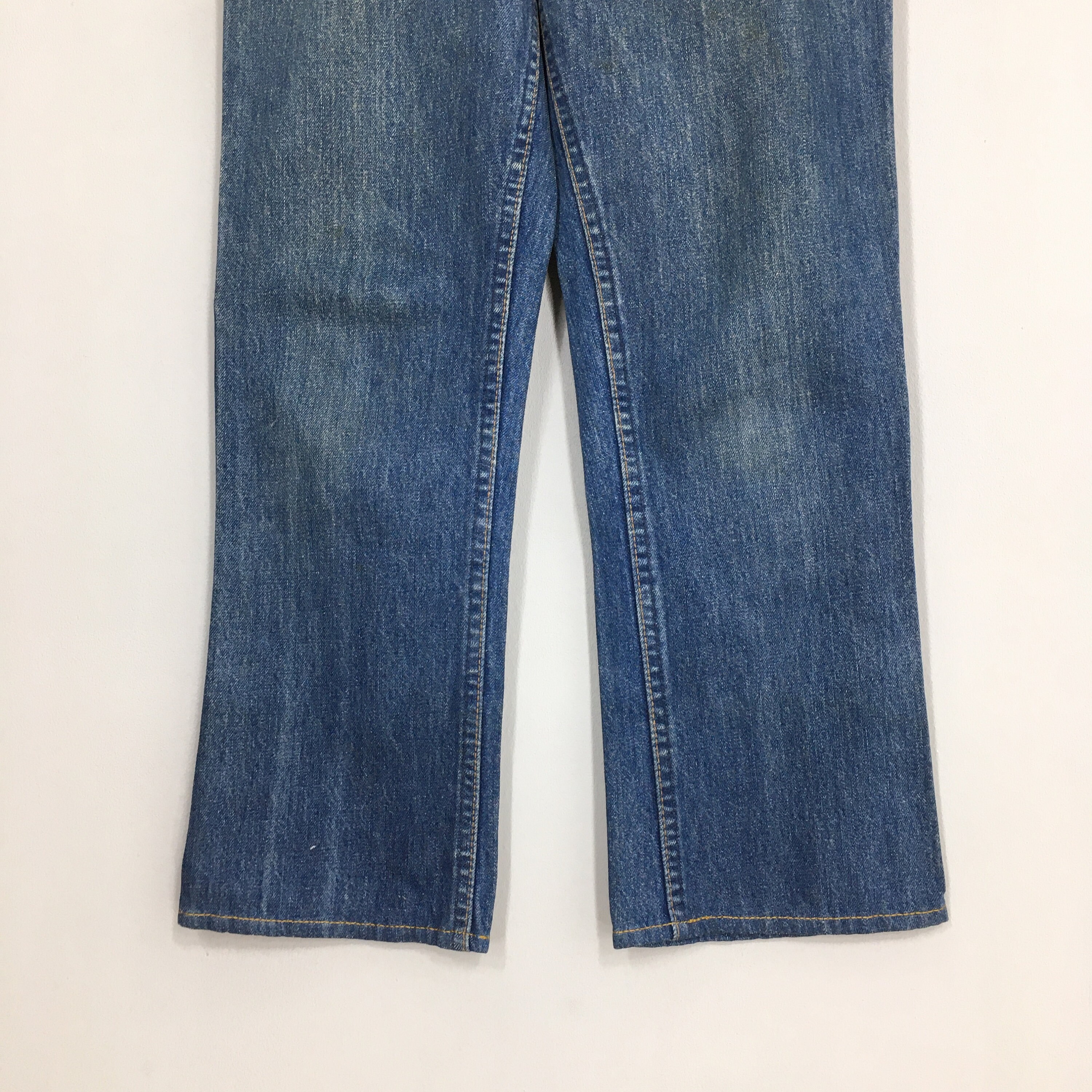 Size 30x27 Vintage Levi's 646 Bootcut Jeans Blue Dirty Jeans 80s