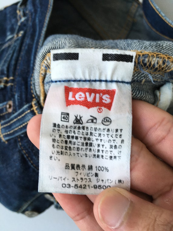 Size  Vintage Levis 501 Original Dark Blue Jeans Button - Etsy Hong  Kong