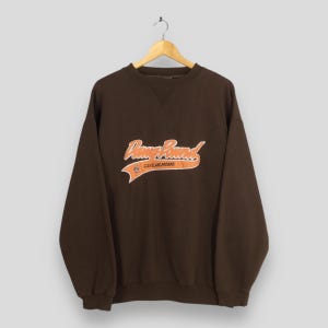 Vintage Cleveland Browns NFL Sweatshirt XLarge Cleveland Browns Dawg Pound Embroidery Jumper Cleveland Browns National Football Sweater XL