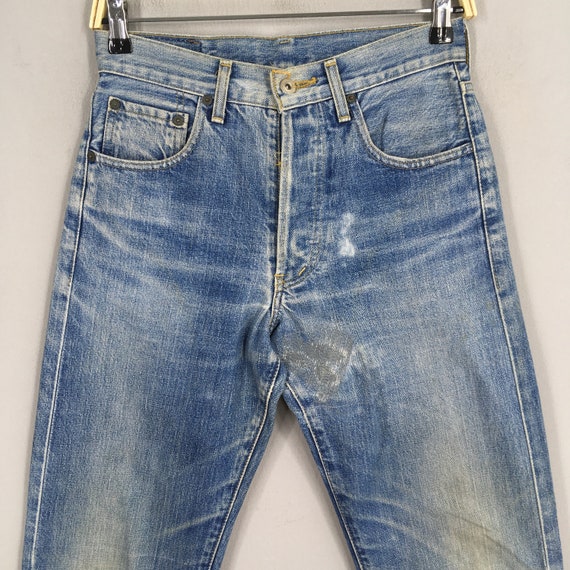 LEVI’S 502XX W28 L34 Levi's 502XX denim jeans, size W28 L34, red selvedge, Big E.