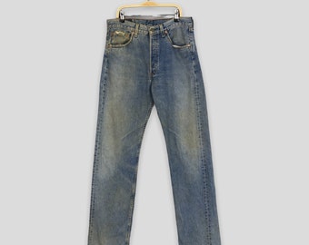 80s LEVI’S 501 crash w38 Vintage 80's Levis 501 Distress Jeans W38 - Etsy