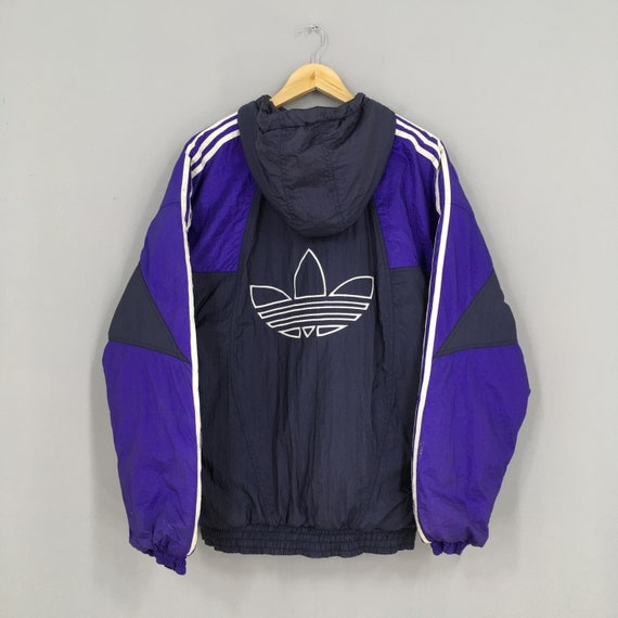 Vintage 90's Adidas Parka Jacket Medium Adidas Tr… - image 8