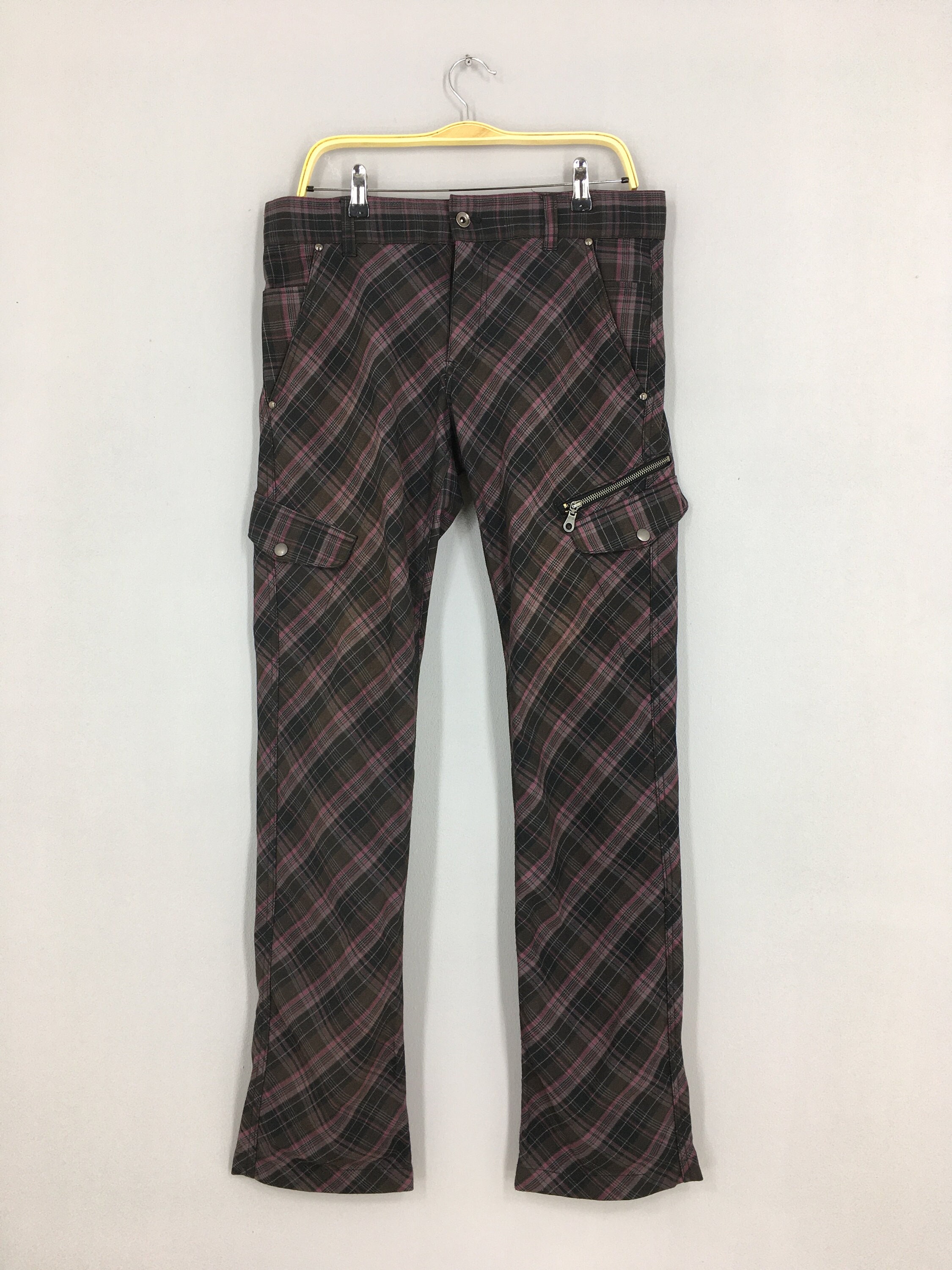Tartan cargo sale pants