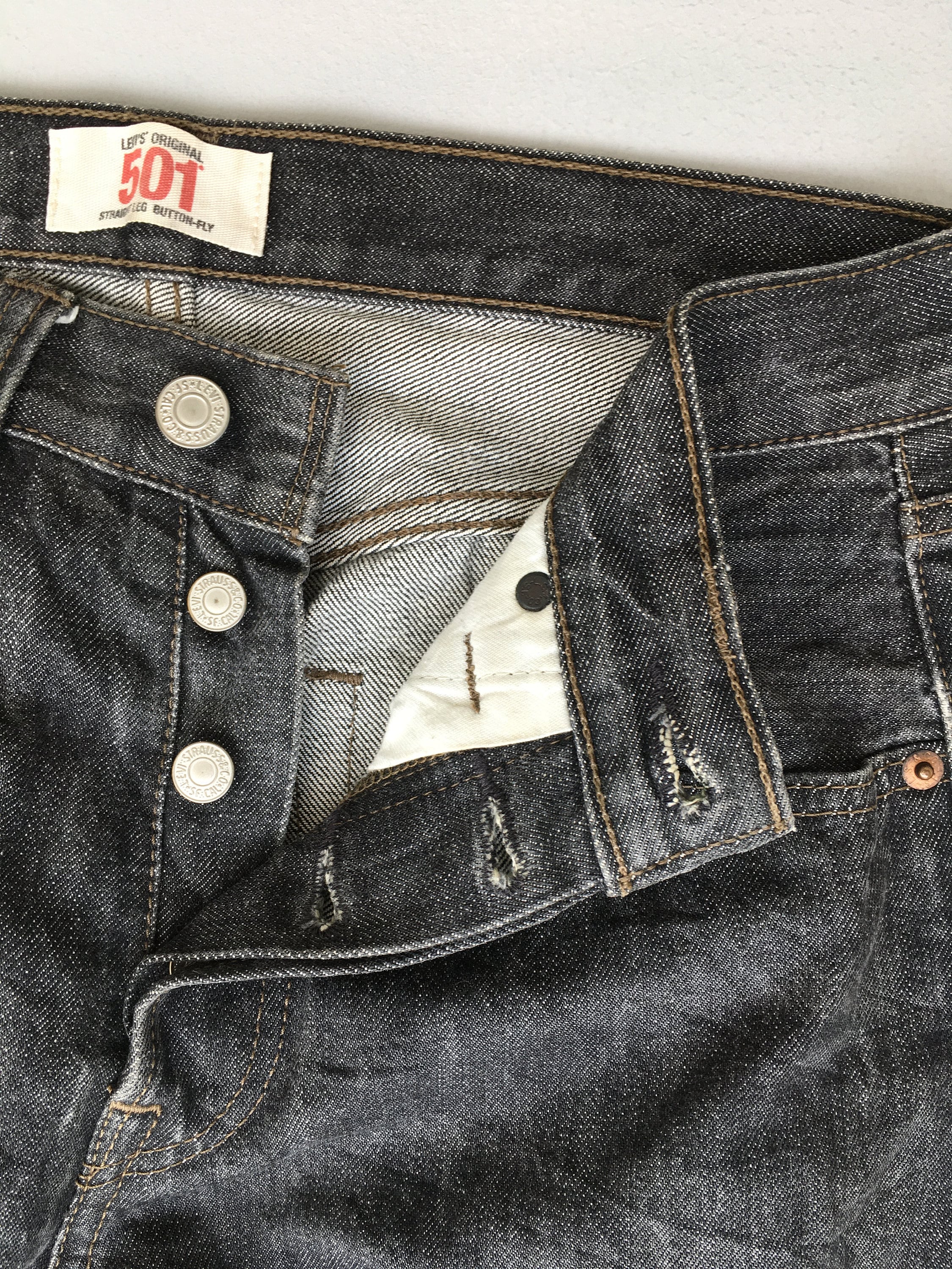 Size 27x29 Vintage Levis 501 Women's Black Jeans Levis | Etsy