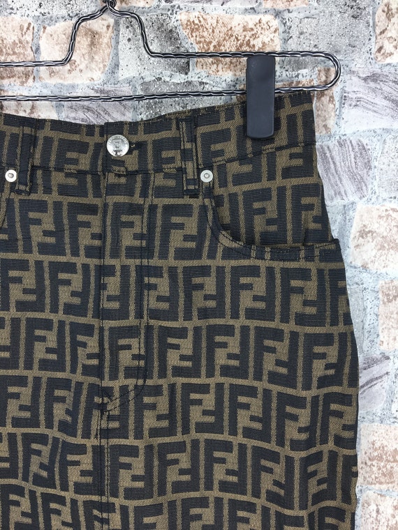 Fendi Zucca Monogram Skirt Fendi Roma Jeans Woman Waist 25 | Etsy Denmark