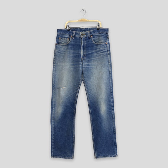 80s リーバイス 505 w32 L29 made in usa 80s USA製 Levi'sリーバイス 505 黒カン デニムパンツ w30
