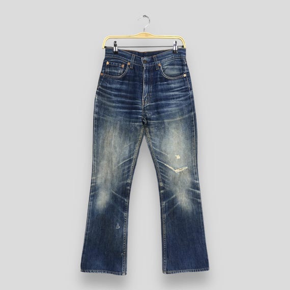 Jeans vintage Levi's 517 con effetto sbiadito e lavaggio stonewash