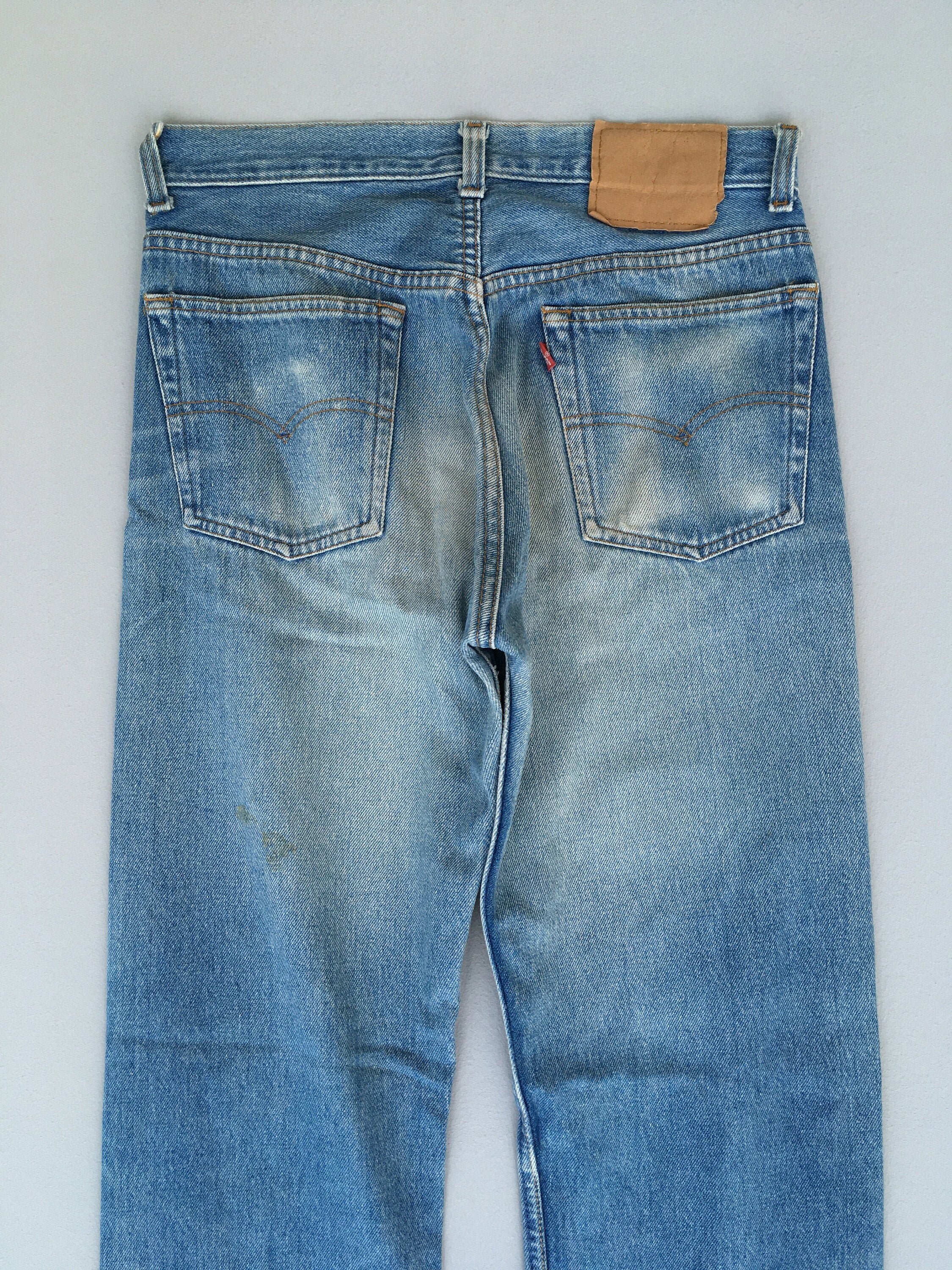 Taglia 28x30 Vintage anni '80 Levi's 501 Faded Blue | Etsy Italia