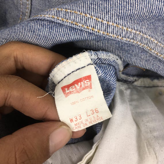 Vintage 90s Levi's 517 Bootcut Jeans: Stonewash Distressed Denim