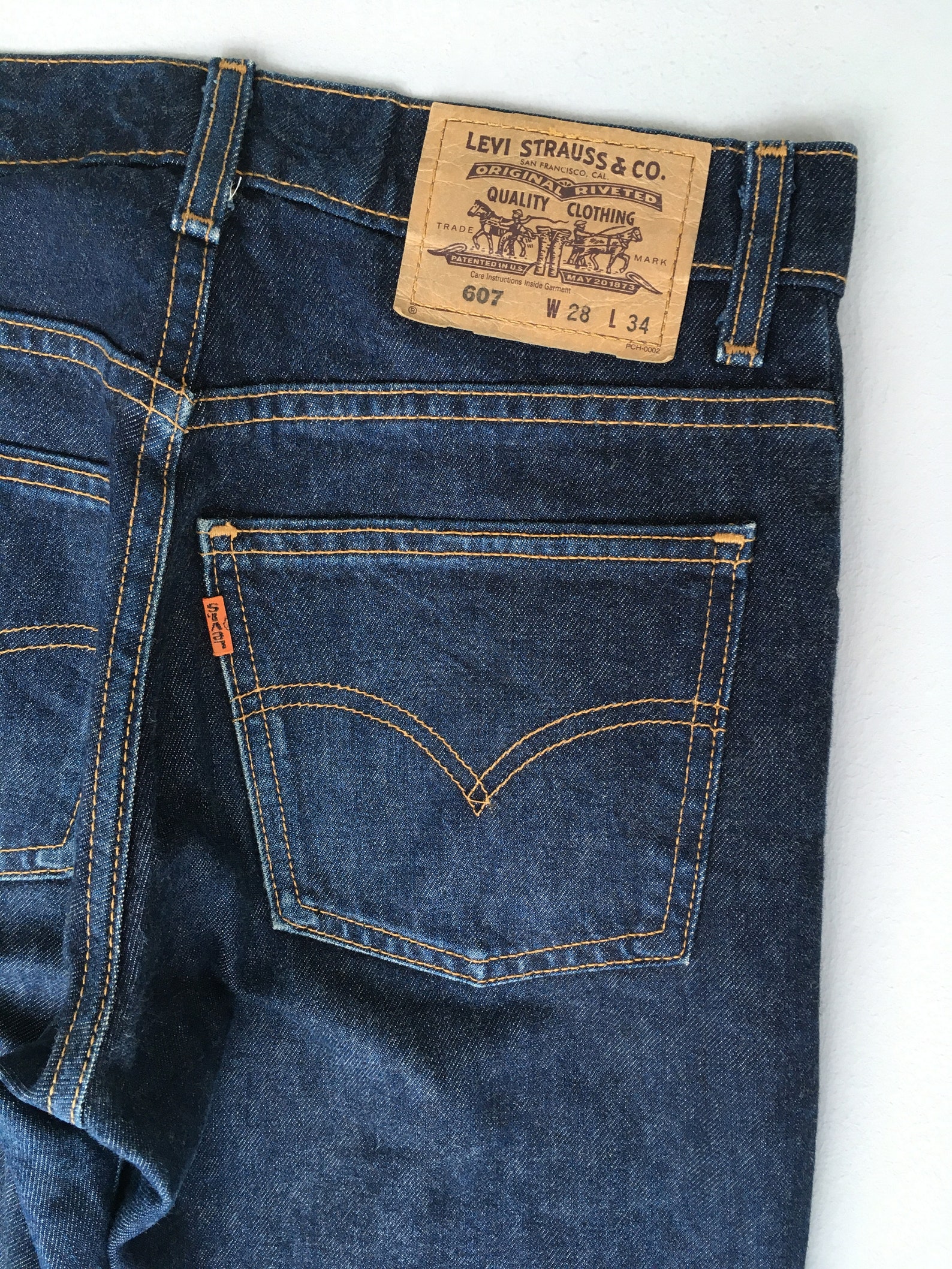 Size 27x33 Vintage Levis 607 Women Jeans Straight Leg Denim - Etsy