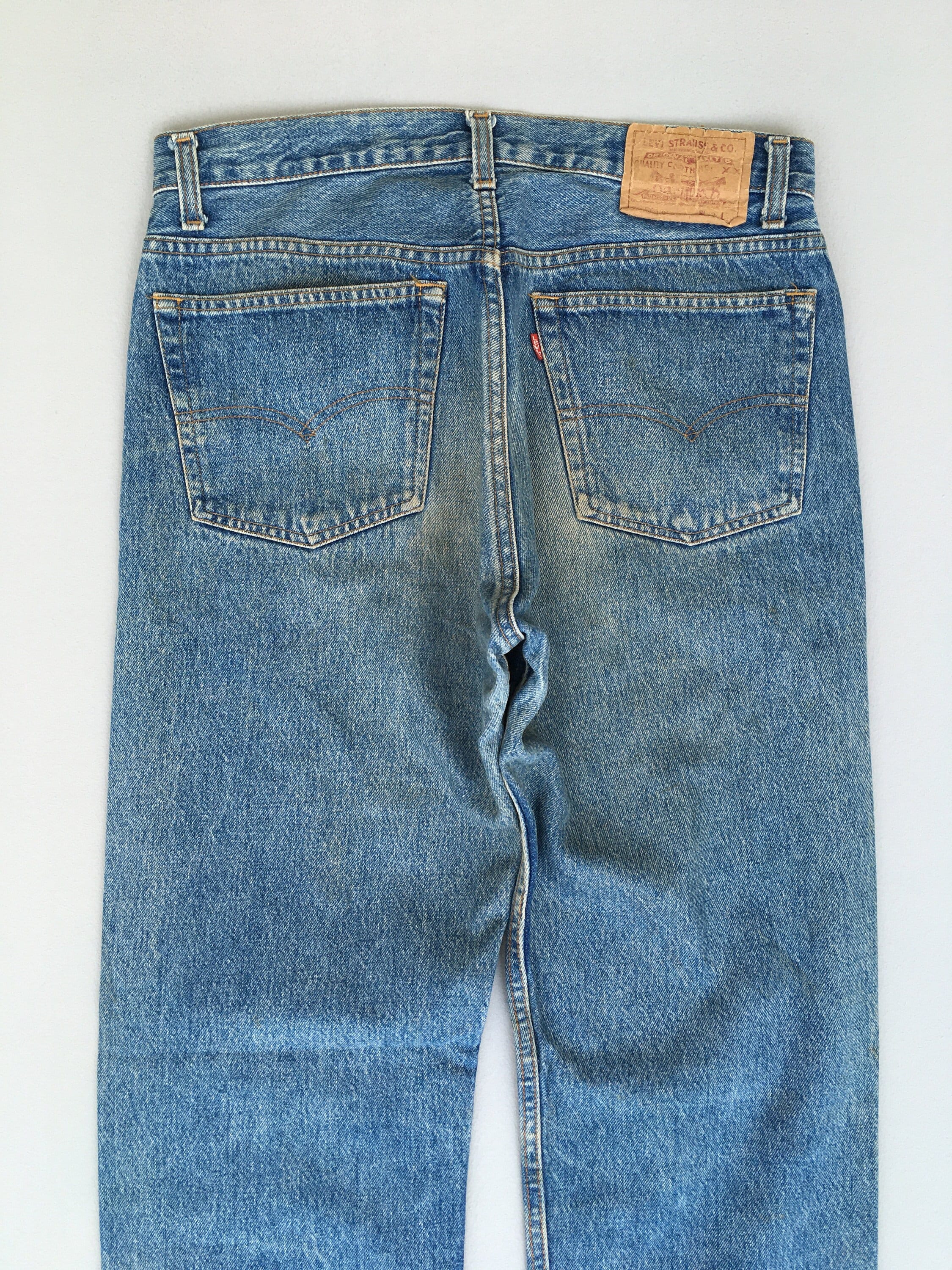 Size 31x33 Vintage Levis 501XX Stone Washed Jeans Light Washed