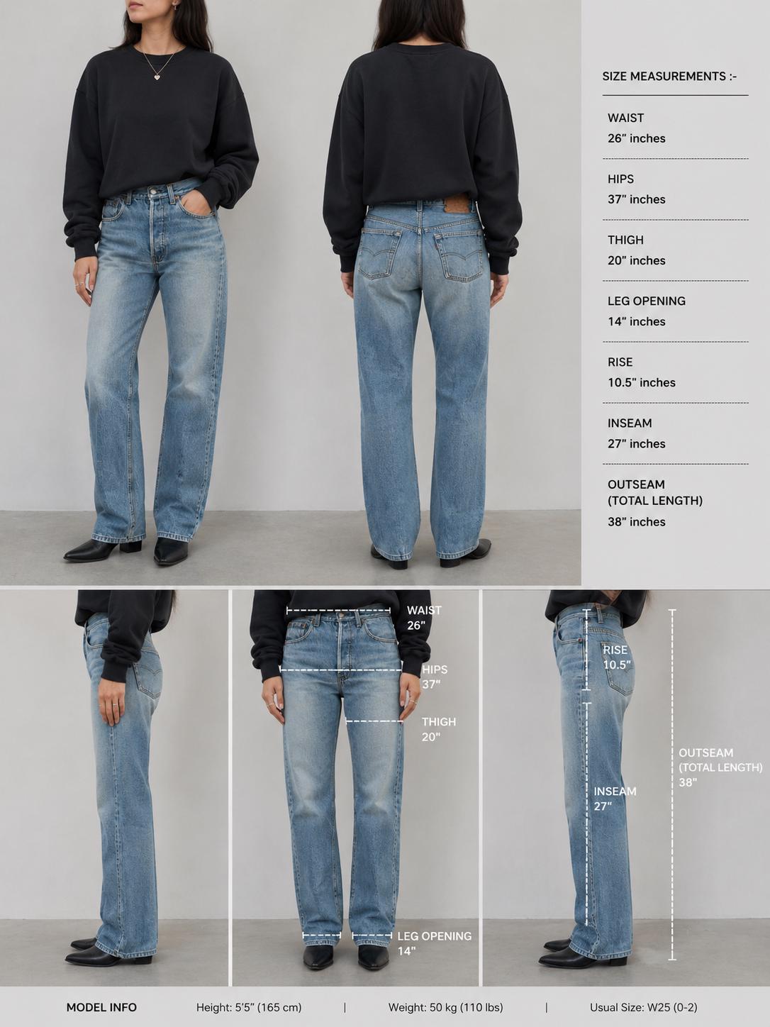 Vintage White Levis 505 - Etsy Canada