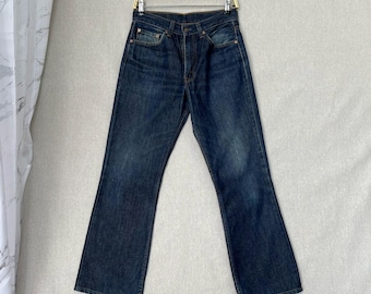 Size 28x27 Vintage Levi's 517 Bootcut Flare Jeans Lightwash Denim