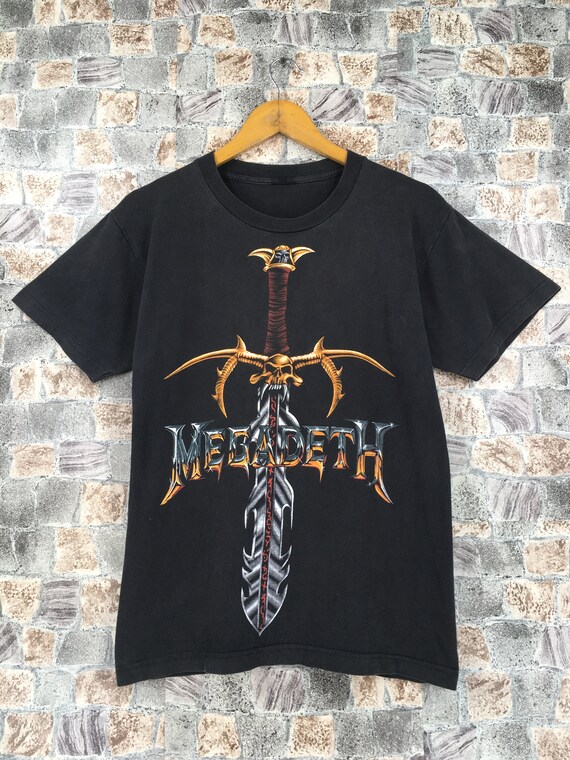 Vintage Megadeth Metal Tshirt Small Mens 90s Heavy