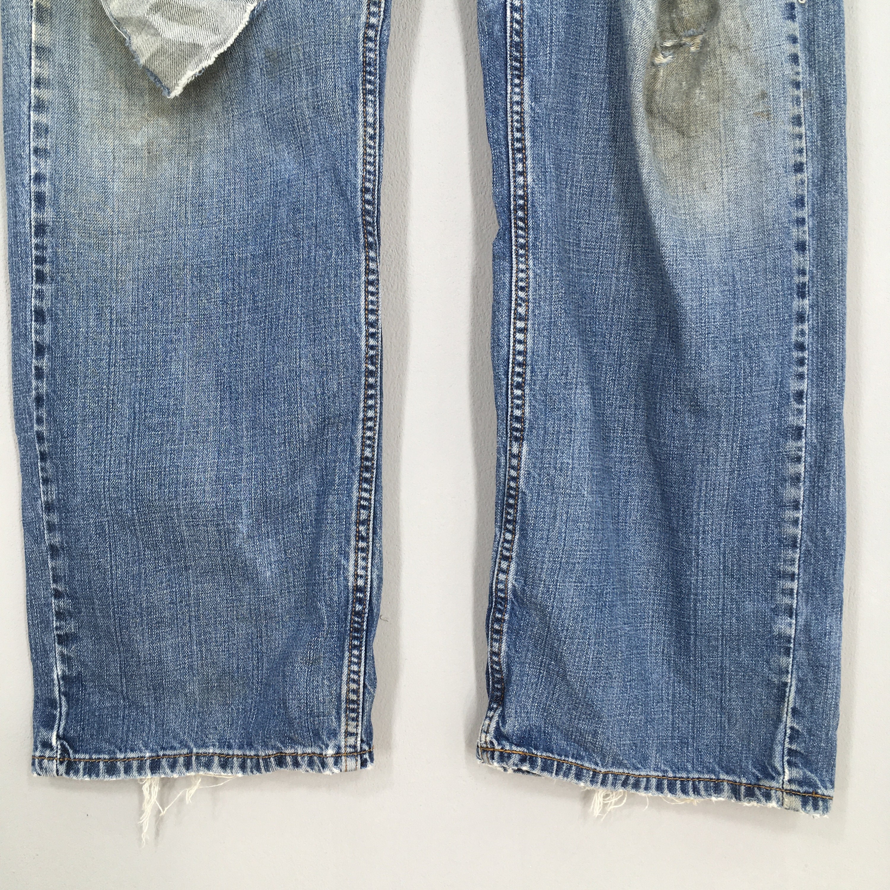 Size 41x31 Vintage Levi's 659 Ripped Distressed Jeans Levis