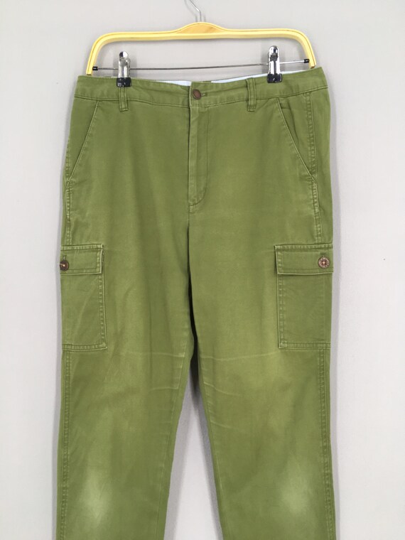 LL Bean Denim Cargo Pants Slim Fit 