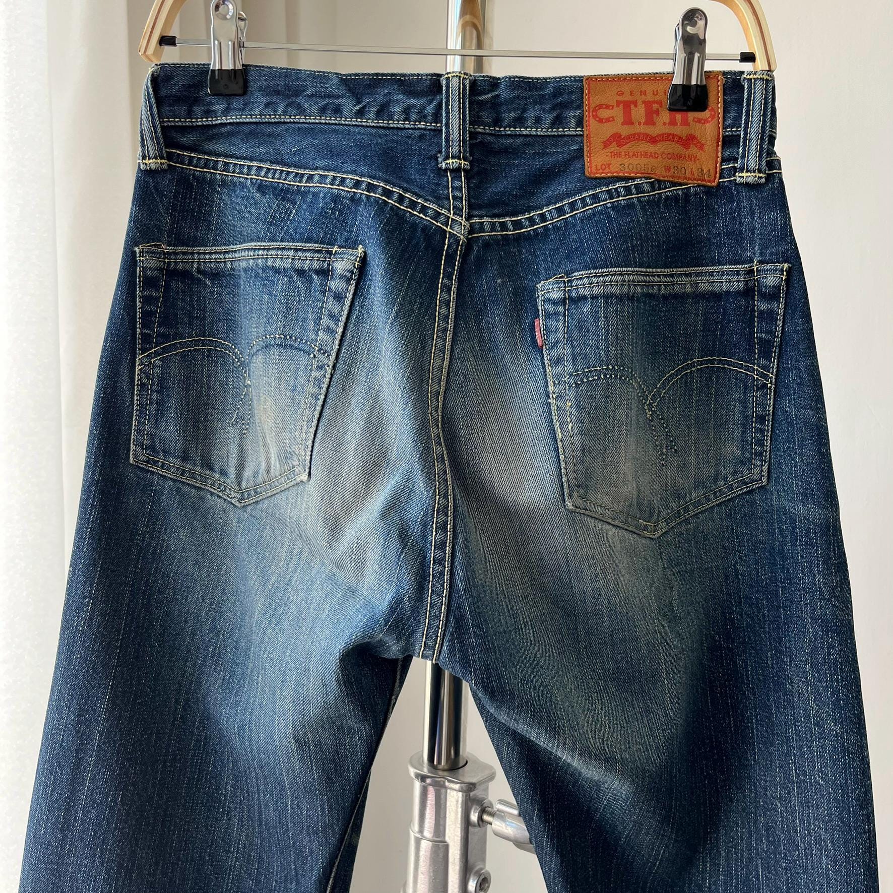 Size 28x32 Vintage Flat Head 3005 Straight Cut Jeans the Flat Head