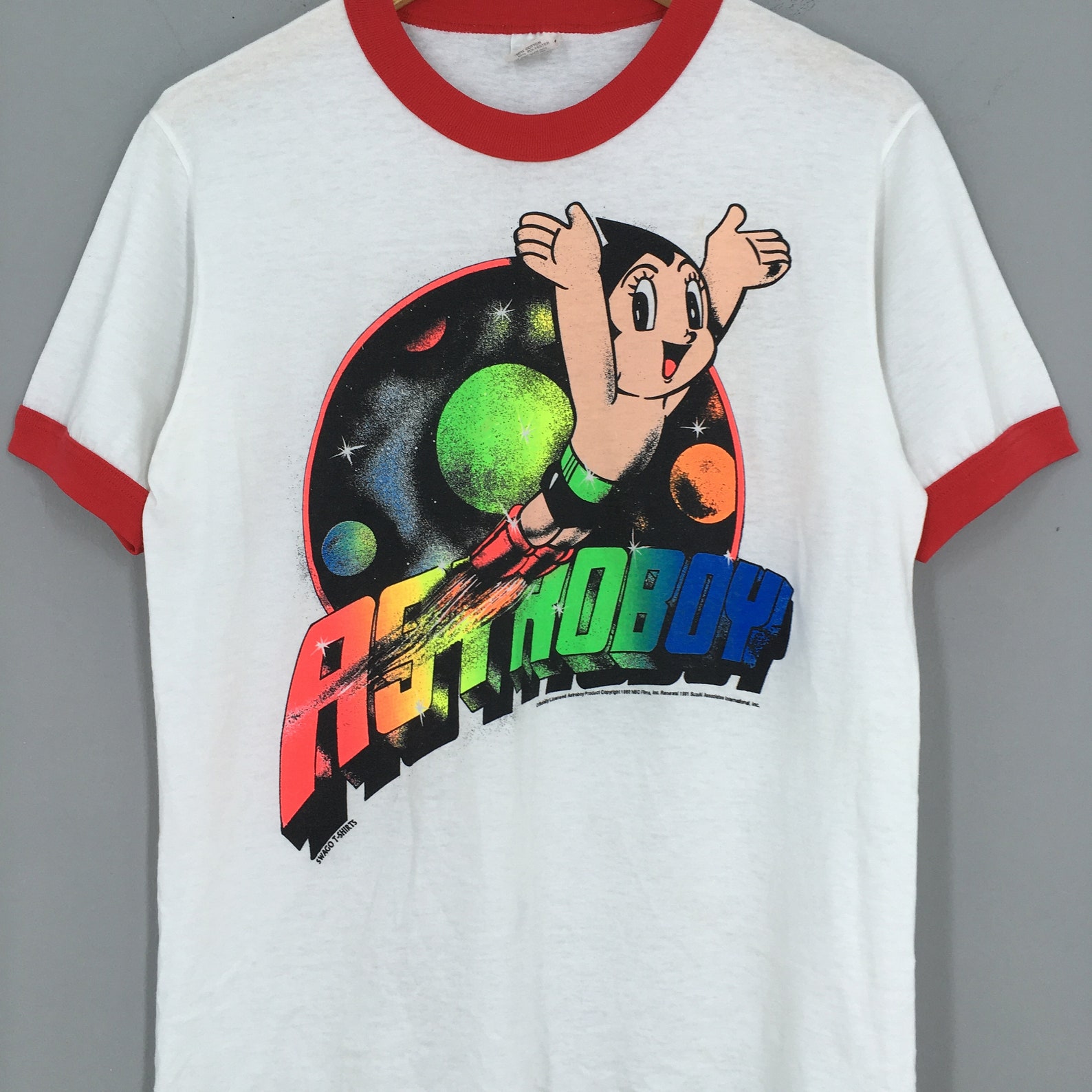 Astro Boy Japanese Anime Tshirt Medium White Manga Vintage Etsy