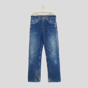 Size 30x30 Vintage Levis 505 Indigo Blue Stonewash Jeans 1990s Levis Faded Denim Regular Fit Levis 505 Distressed 80s Denim Levis Unisex W30