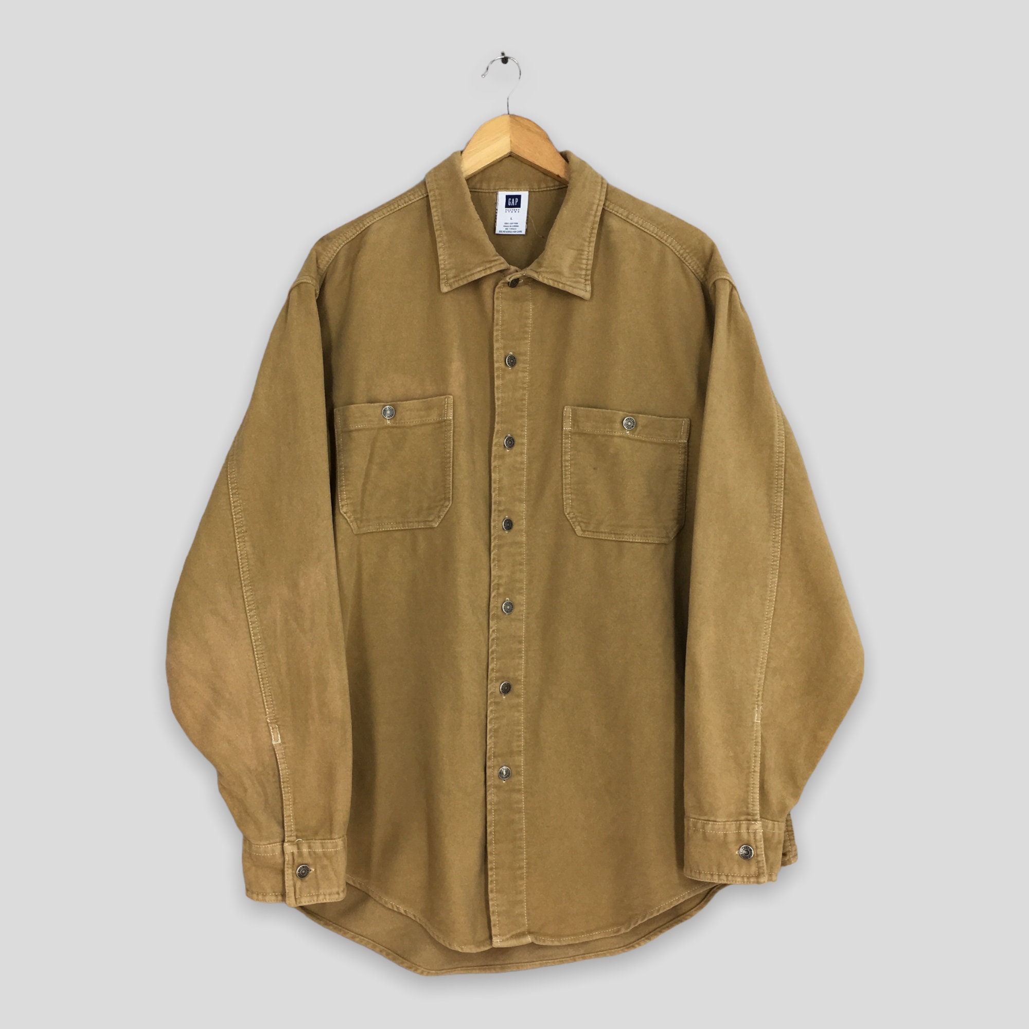 90s Gap Denim Shirt - Etsy
