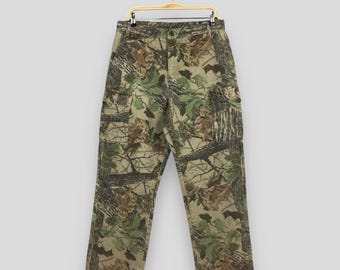 Größe 31x29 Vintage Cabela's Realtree Camouflage Hose Arbeitskleidung Cargo Hose Outdoor Grüne Jagdhose Mossy Oak Camo Militär Surplus W31