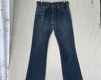 Size 26x30.5 Vintage 90's Levi's 517 Flared Bootcut Jeans Blue