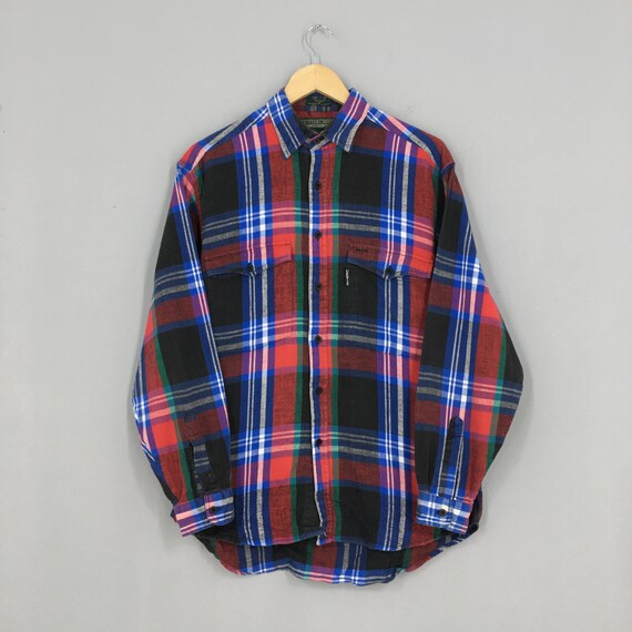 Vintage 1990's Levis Strauss Checkered Flannel Med