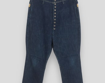 Size 26x23 Kapital Kountry High Waisted Button Fly Jeans