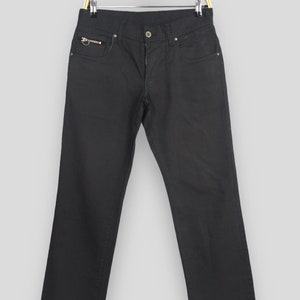 Size 30x28 Comme Ca Ism Black Denim Straight Cut Wax Pants Vintage Menswear Streetwear Pants Japanese Streetwear Low Rise Pants W30
