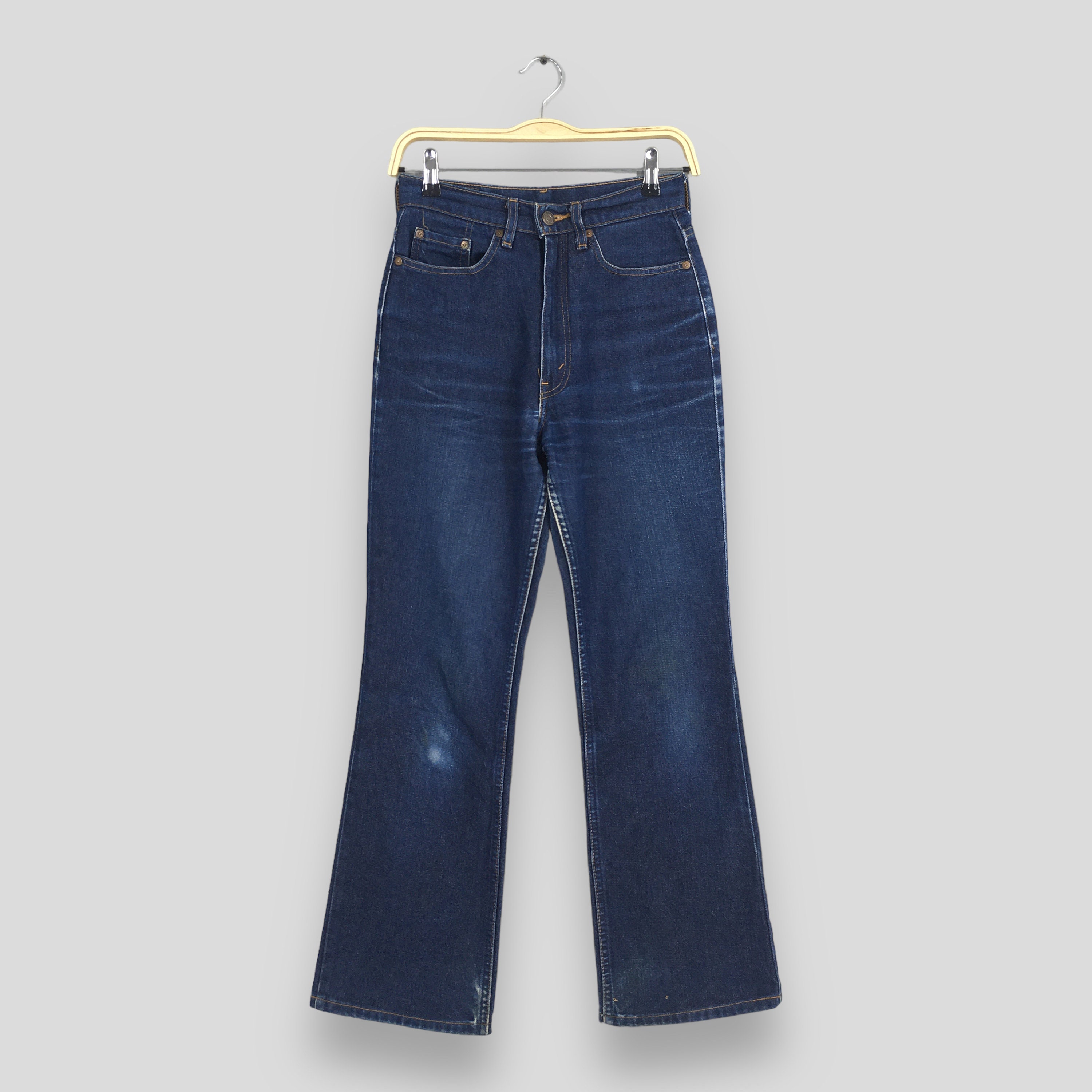 Size 25x28 Vintage Levi's 517 Faded Stonewash Flare Bootcut Jeans