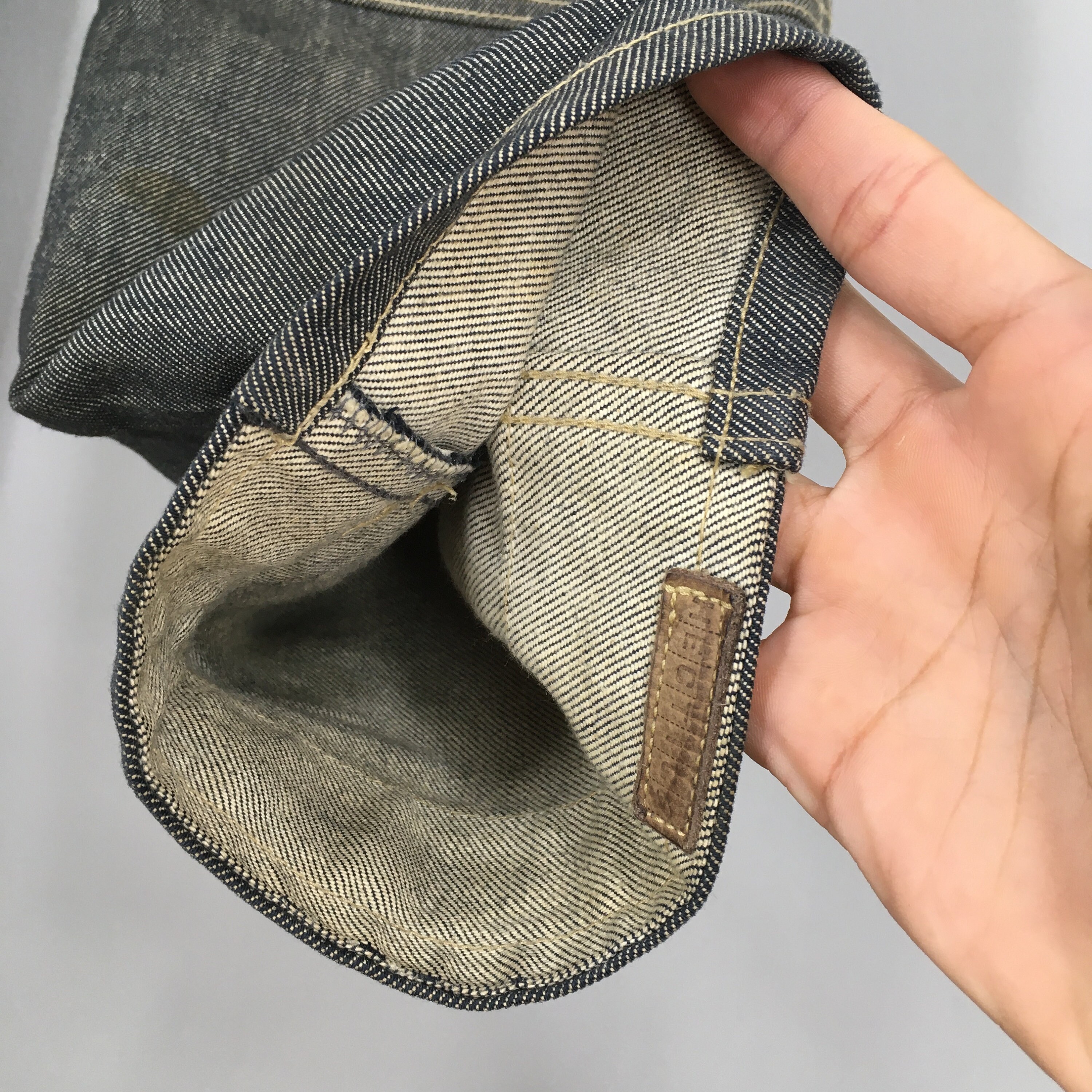 Size 32x29 Mad Hectic Denim Co Japan Chore Cargo Pants Denim Size 32x29 Mad Hectic Denim Co Japan Chore Cargo Pants Denim