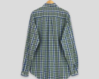 トップス Ralph Lauren frannel check shirt 90s Polo Ralph Lauren vintage 90s checkered flannel ls shirt | eBay