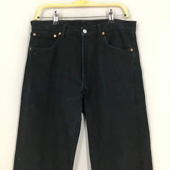 Size 32x32 Vintage Levis 501 Levi's Overdyed Black Jeans Size 32x32 Vintage Levis 501 Levi's Overdyed Black Jeans