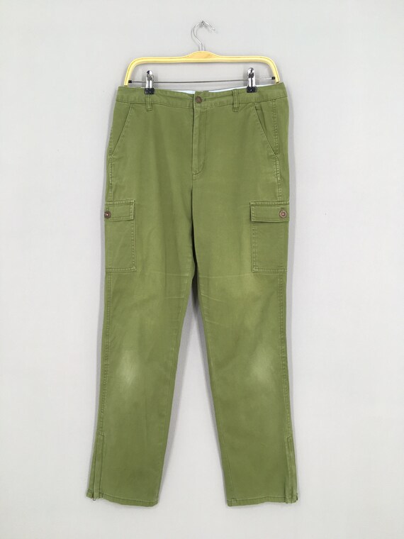 LL Bean Denim Cargo Pants Slim Fit 