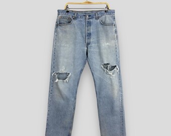 Size 30x33 Vintage Levi's 503B LVC Redline Japan Distressed Denim