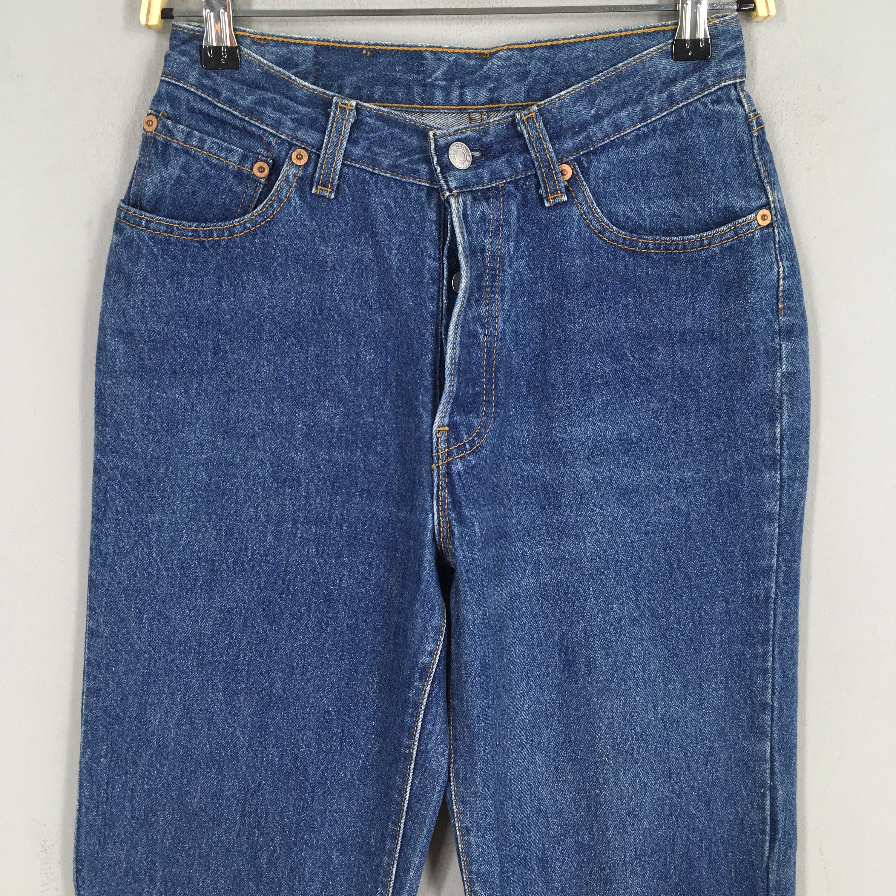 Size 24x31 Vintage 90s Levi's 501 Faded Blue Jeans Light Wash