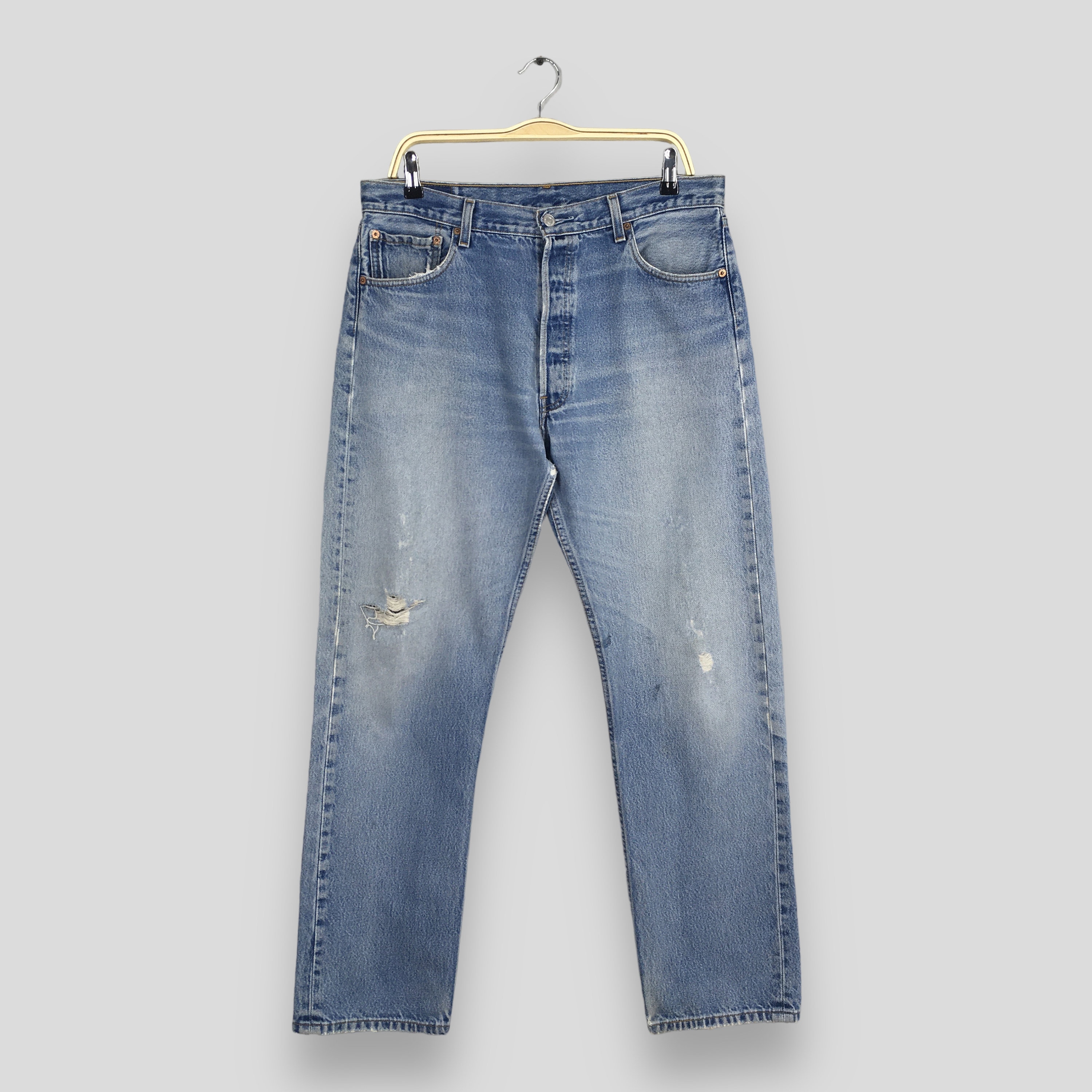 Vintage Levis 501 Pre-Shrunk, Rare Deadstock, NWT Blue Jeans 31x30