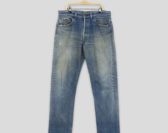 Size 29x39.5 Vintage 80s LEVI'S 501xx Light Blue Stone Wash