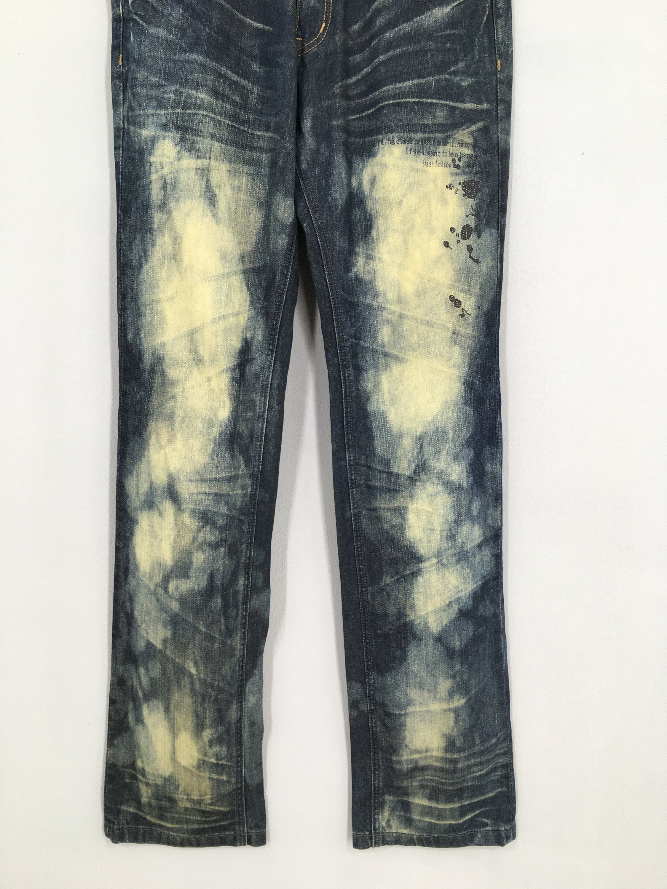 Size 34x33 Semantic Design Japan Splatter Bleach Paint Jeans Size 34x33 Semantic Design Japan Splatter Bleach Paint Jeans