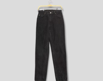 90s Levi's ENGINEERED JEANS ブラック W29 Size 28x31 Vintage 90s Levis 950 Black Jeans Tapered Leg Denim 90s