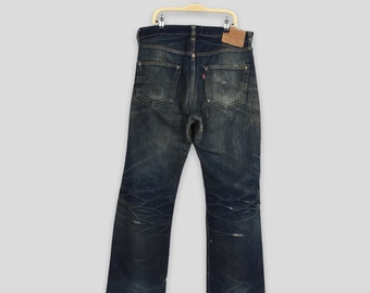 Size 32x28.5 Vintage Levis 501XX LVC Japan Selvedge Denim Faded
