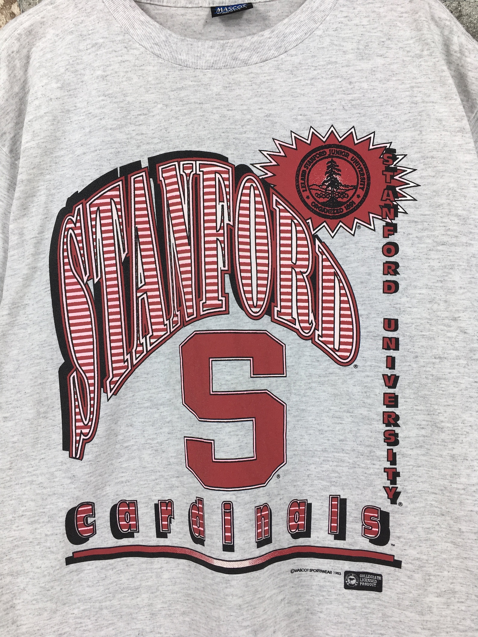 Vintage Stanford Mascot Tshirt Large 90s Stanford Cardinals - Etsy