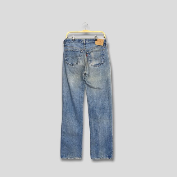 Size 30x33 Vintage 1980s Levi's 501 Distressed Ri… - image 7