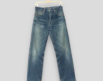 Size 28x32 Vintage 90s Levi's 501 Selvedge Jeans Levi's Faded