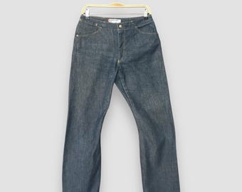 Size 29x29.5 Vintage Y2K Levis Engineered Jeans Dark Blue Straight