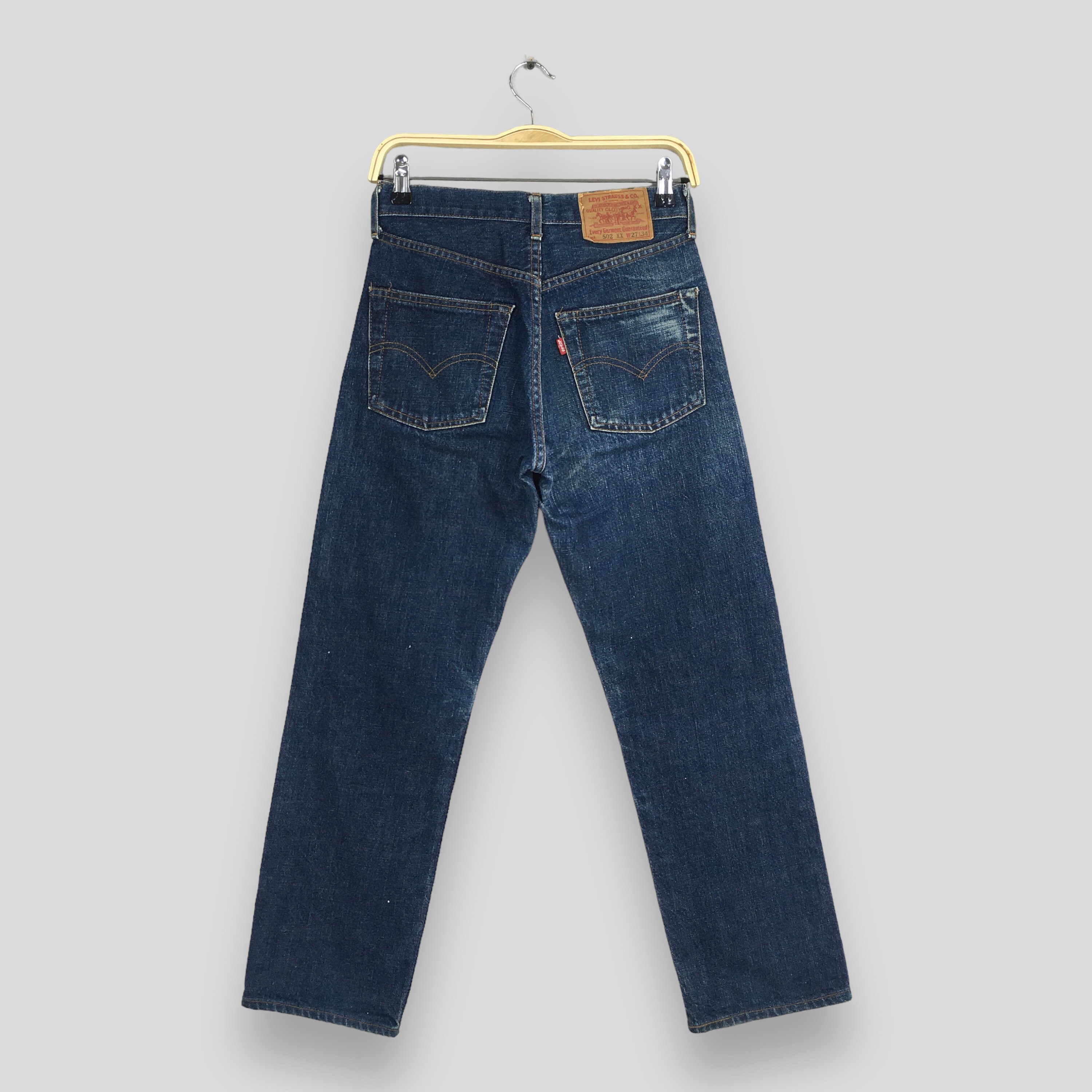 Size 26x26.5 Vintage Levi's 502XX Big E LVC Japan Jeans