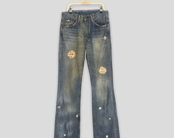 Size 30x26.5 Vintage 90s Levi's 517 Flared Jeans Levis Blue