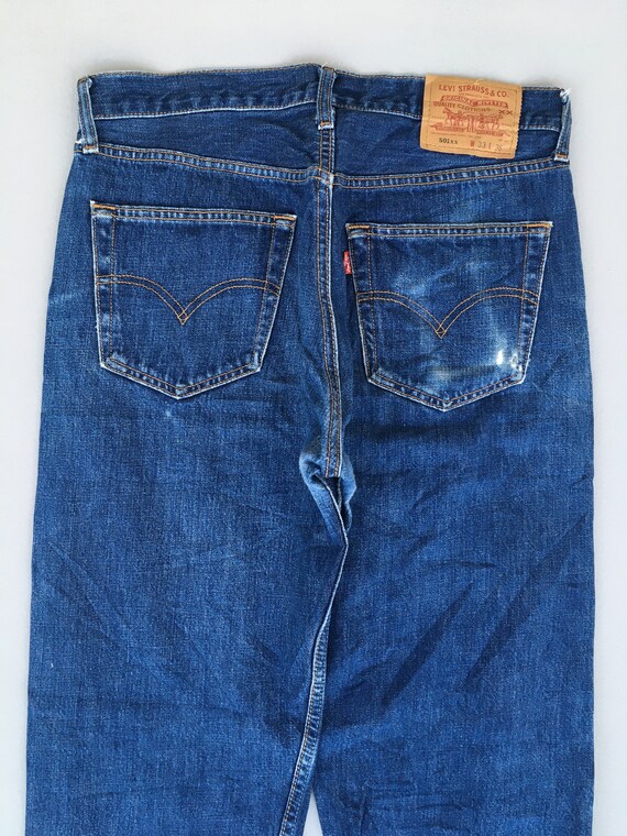 Size 30x27 Vintage 90s Levis 501 Dark 