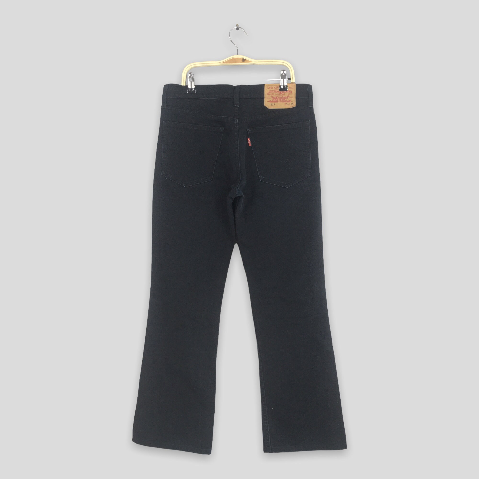 ミ*ウ様 Levi's 517 ブラック MADE IN USA 90s Rare USA Made Levi's 517 Black Jeans W38 L30 90s Bootcut